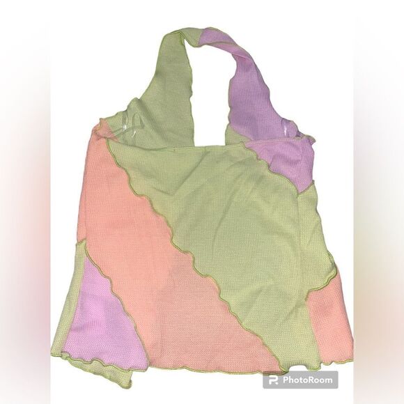 NWT Tie Front Halter Top - Picture 3 of 4